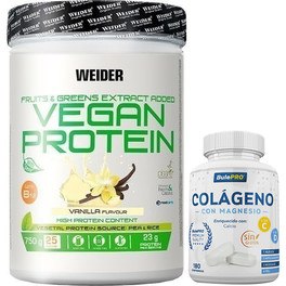 Pack Weider Vegan Protein Gr Prot Ine V G Tale Bulepro