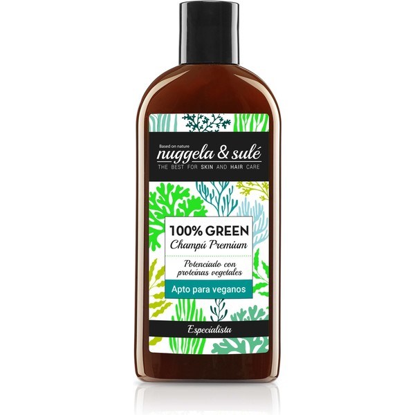 Nuggela & Solé Shampoo 100% Verde 250 ml Adequado para veganos