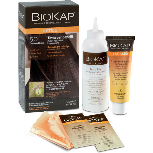 Biokap 4.5 Corante Marrom Mogno - 140 Ml Mogno Castanho
