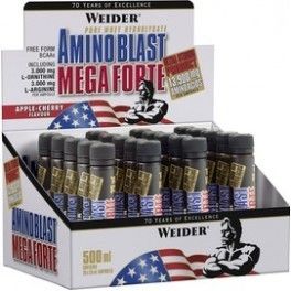 Weider Amino Blast Mega Forte 20 ampollas x 25 ml Weider Amino Blast Mega Forte 20 ampollas x 25 ml