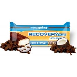 Keepgoing Barrita Recovery Plus 30% Protein 1 barrita x 40 gr Keepgoing Barrita Recovery Plus 30% Protein 1 barrita x 40 gr