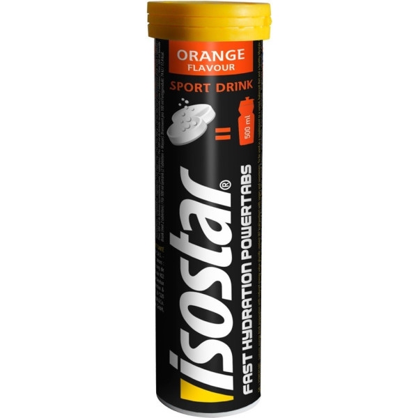 Isostar Power Tabs Hidratação Rápida Sem Cafeína - 1 tubo x 120 gr (10 comprimidos x 12 gr)