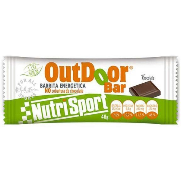 Nutrisport Barrita Energetica - OutDoor Bar Sin Cobertura 1 barrita x 40 gr