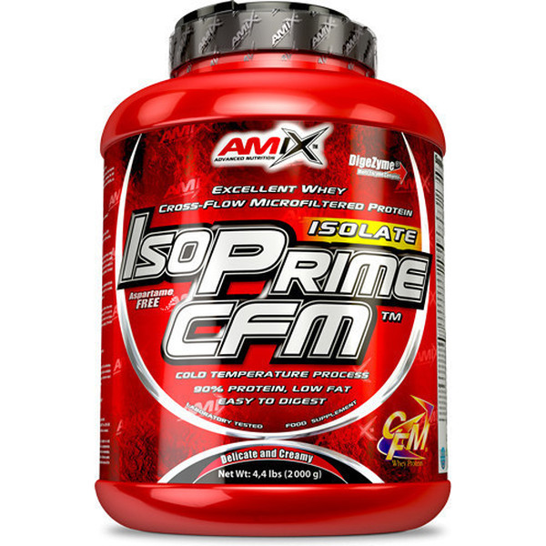 Amix IsoPrime CFM Isolate Protein 2 Kg - Enthält Verdauungsenzyme, Proteine zur Steigerung der Muskelmasse