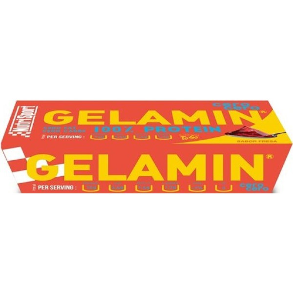 Nutrisport Gelatina Proteíca - Gelamin 100% Protein Cero.Cero Pack 2 tarrinas x 135 gr