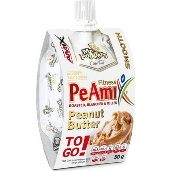 Amix PeAmix Peanut Butter Mr Poppers - Crema de Cacahuete 1 und x 50 gr