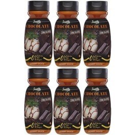 Servivita Salsa Chocolate sin Calorias 6 Botes x 305 ml Servivita Salsa Chocolate sin Calorias 6 Botes x 305 ml