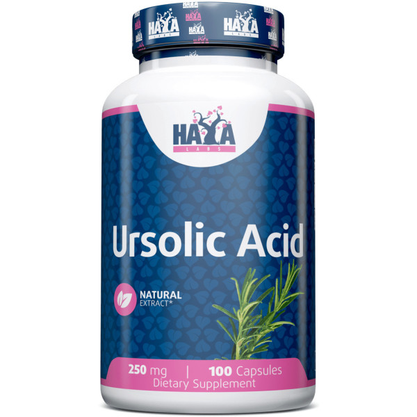 Haya Labs Haya Ursolic Acid 250 Mg. 100 Caps. BULEVIP