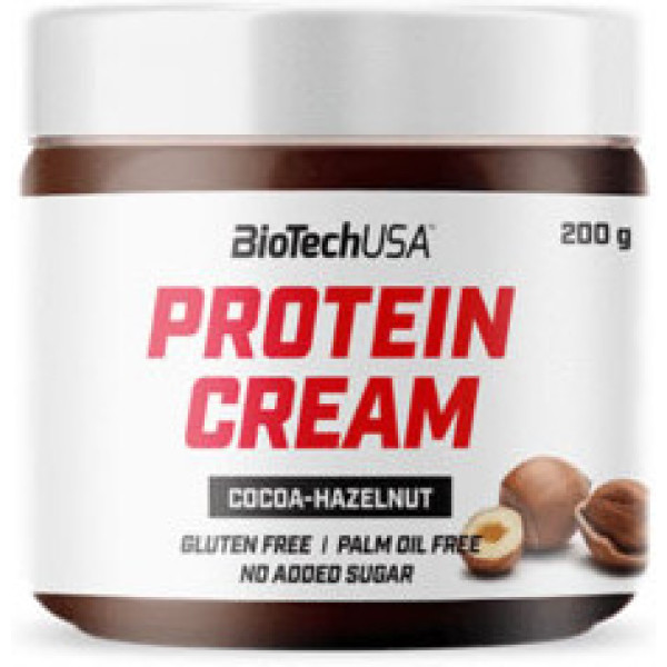 BiotechUSA Protein Cream – Cacao en Hazelnootcrème 200 gr
