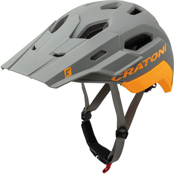 Cratoni Casco C-maniac 2.0 Trail Gris/naranja Mate