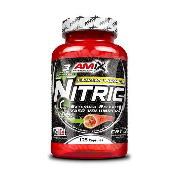 Amix Nitric 125 Caps - Ayuda a la Recuperación Física y a la Congestión Muscular