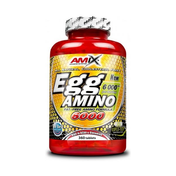 Amix EGG Amino 6000 360 Tabletten - Fettfreie und cholesterinfreie Eiweiß-Aminosäuren