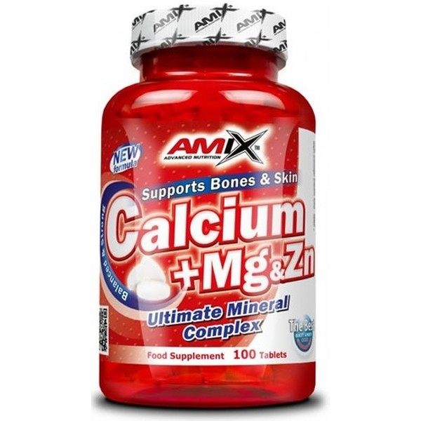 Amix Cálcio + Magnésio + Zinco 100 Comprimidos
