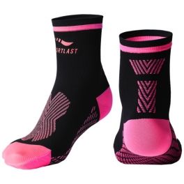 Sportlast Calcetin de Compresion Corto Pro Trail Zolder Negro-Coral Sportlast Calcetin de Compresion Corto Pro Trail Zolder Negro-Coral