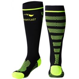 Sportlast Calcetin de Compresion Largo Pro Running Everest Negro-Amarillo Sportlast Calcetin de Compresion Largo Pro Running Everest Negro-Amarillo