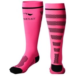 Sportlast Calcetin de Compresion Largo Pro Running Everest Coral-Negro Sportlast Calcetin de Compresion Largo Pro Running Everest Coral-Negro