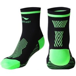 Sportlast Calcetin de Compresion Corto Pro Trail Zolder Negro-Verde Sportlast Calcetin de Compresion Corto Pro Trail Zolder Negro-Verde