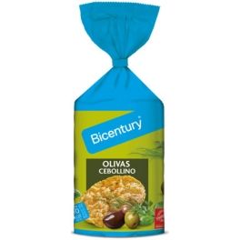 Bicentury Tortitas de Maiz Olivas y Cebollino 123,5 gr Bicentury Tortitas de Maiz Olivas y Cebollino 123,5 gr