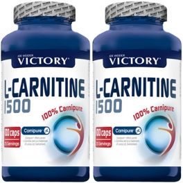 Pack Victory L-Carnitina 1500 (100% Carnipure) 2 botes x 100 caps Pack Victory L-Carnitina 1500 (100% Carnipure) 2 botes x 100 caps