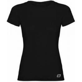 Bulevip Camiseta Manga Corta Mujer - Negra Bulevip Camiseta Manga Corta Mujer - Negra