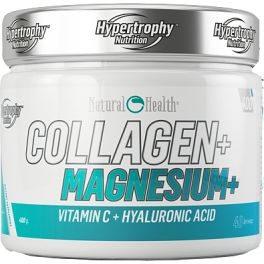 Hypertrophy Nutrition Natural Health Collagen + Magnesium + Vitamin C + Hyaluronic Acid 400 gr Hypertrophy Nutrition Natural Health Collagen + Magnesium + Vitamin C + Hyaluronic Acid 400 gr