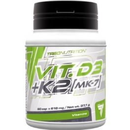 Trec Nutrition Vit. D3 + K2 (MK-7) 60 caps Trec Nutrition Vit. D3 + K2 (MK-7) 60 caps