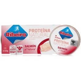 Ribeira Proteína Natural Salmón al Natural 2 latas x 160 gr Ribeira Proteína Natural Salmón al Natural 2 latas x 160 gr