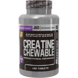 Nutrytec Creatine Chewable - Creatina Masticable 180 tabs Nutrytec Creatine Chewable - Creatina Masticable 180 tabs