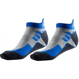 Sportlast Calcetín Técnico de Running Altura Invisible Gris - Azul Sportlast Calcetín Técnico de Running Altura Invisible Gris - Azul