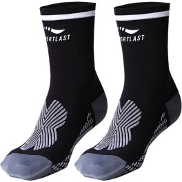 Sportlast Calcetines Cortos Compresion Pro Tenis-Padel Racket Assen Negro-Blanco Sportlast Calcetines Cortos Compresion Pro Tenis-Padel Racket Assen Negro-Blanco