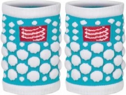 Compressport Muñequeras Wrist Band Fluo Azul Compressport Muñequeras Wrist Band Fluo Azul