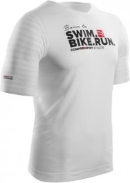 Compressport Camiseta de Entrenamiento Training Tshirt Swim Bike Run 2017 Blanco Compressport Camiseta de Entrenamiento Training Tshirt Swim Bike Run 2017 Blanco