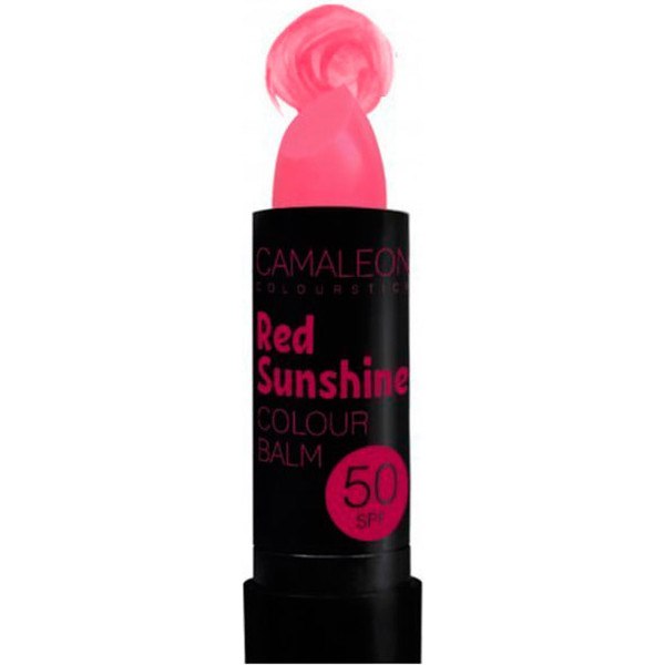 Camaleon Balsamo Labial Con Color Spf50 Rojo Sunshine