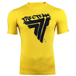 Trec Nutrition TW Camiseta Manga Corta Rash Amarilla Trec Nutrition TW Camiseta Manga Corta Rash Amarilla