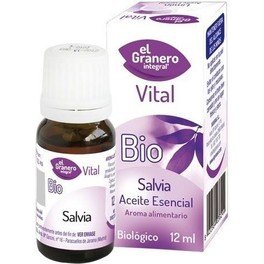 El Granero Integral Aceite Esencial de Salvia Bio 12 ml El Granero Integral Aceite Esencial de Salvia Bio 12 ml