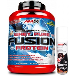Pack Amix Whey Pure Fusion 2,3 kg + Fat Burner Gel 75 ml Pack Amix Whey Pure Fusion 2,3 kg + Fat Burner Gel 75 ml
