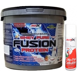 Pack Amix Whey Pure Fusion 4 kg + Amix No Fat & Cellulite Gel 75 ml Pack Amix Whey Pure Fusion 4 kg + Amix No Fat & Cellulite Gel 75 ml