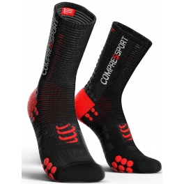 Compressport Calcetines Pro Racing Socks V3.0 Bike Negro-Rojo Compressport Calcetines Pro Racing Socks V3.0 Bike Negro-Rojo