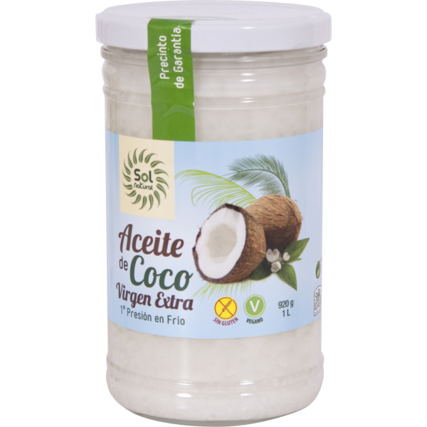 Solnatural Aceite De Coco Virgen Extra Familiar Bio 1 L