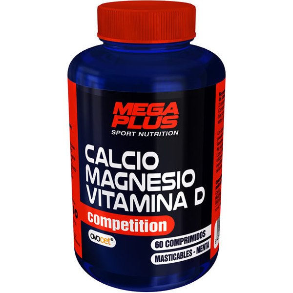 Mega Plus Calcium + Magnésium + Vitamine D 60 Comp