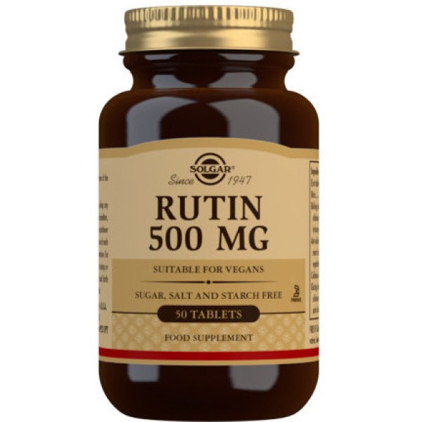 Solgar Rutine 500 mg 50 comprimés