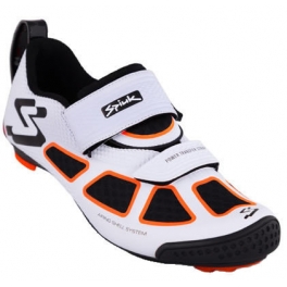 Spiuk Sportline Zapatillas Trivium Triathlon Unisex 2015 Blanco - Naranja - Negro Spiuk Sportline Zapatillas Trivium Triathlon Unisex 2015 Blanco - Naranja - Negro