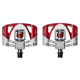 Crank Brothers Pedales Mallet 3 Raw/Rojo NVR Crank Brothers Pedales Mallet 3 Raw/Rojo NVR