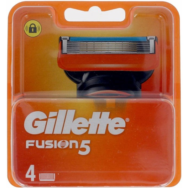 Gillette Fusion 5 Recambios 4 Uds Unisex