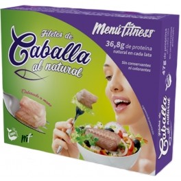 Menu Fitness Filetes de Caballa al Natural 120 gr Menu Fitness Filetes de Caballa al Natural 120 gr