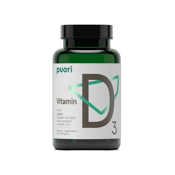 Puori Vitamine D3 - 120 capsules