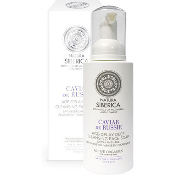 Natura Siberica Jabón Facial Limpieza Profunda Anti-age Caviar De Rusia 175 Ml