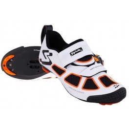 Spiuk Sportline Zapatillas Trivium Triathlon Unisex 2015 Blanco - Naranja - Negro Spiuk Sportline Zapatillas Trivium Triathlon Unisex 2015 Blanco - Naranja - Negro