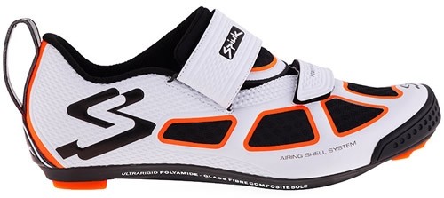 Spiuk Sportline Zapatillas Trivium Triathlon Unisex 2015 Blanco - Naranja - Negro Spiuk Sportline Zapatillas Trivium Triathlon Unisex 2015 Blanco - Naranja - Negro
