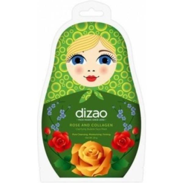 Dizao Rose And Collagen Clarifying Bubble Face Mask